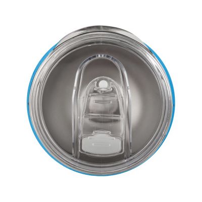 Вакуумная термокружка Sense, непротекаемая крышка, голубой-3