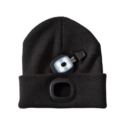 Лыжная шапка со светодиодом, черный-1