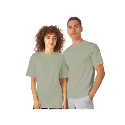 Футболка из френч терри Warsaw унисекс 220гр, оливковый-0