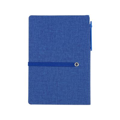 Блокнот А6 Write and stick с ручкой и набором стикеров, синий-6