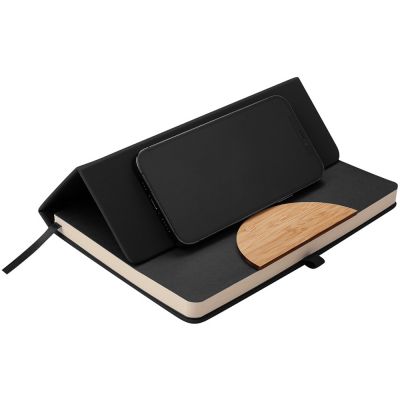 Ежедневник недатированный А5 Bosforo, черный-1