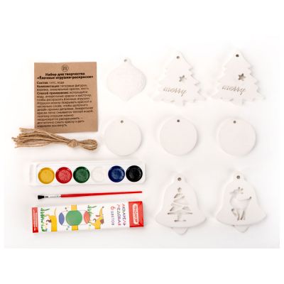 Набор для творчества Ёлочные игрушки-раскраски-2