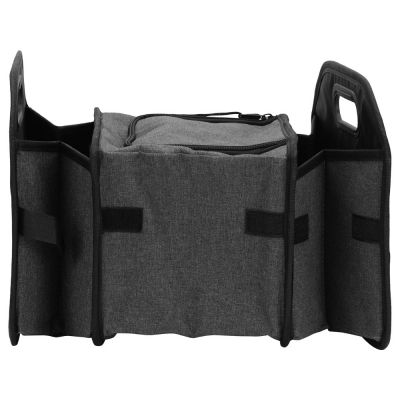 Органайзер автомобильный складной Harmony, темно-серый-5