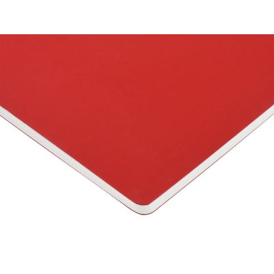 Тетрадь с каменной бумагой А5 Carrara 40 л., линейка, бордовый-3