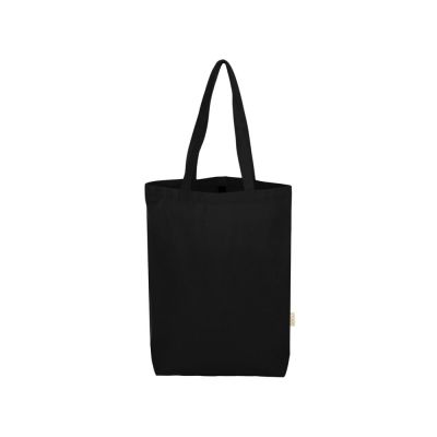 Сумка Fixy из переработанного хлопка с фиксирующей эластичной лентой, черный-4