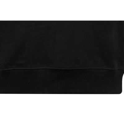 Худи оверсайз с коротким рукавом Warsaw унисекс, черный-6