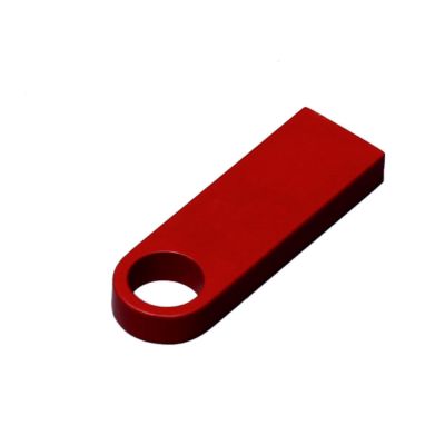 USB 3.0-флешка на 32 Гб с мини чипом и круглым отверстием, красный-1