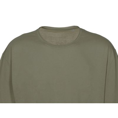 Футболка оверсайз Liyon унисекс, хаки-10