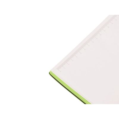 Бизнес-блокнот C1 софт-тач, гибкая обложка, 128 листов, зеленое яблоко-4