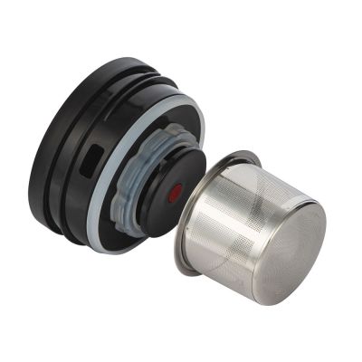 Вакуумный термокувшин Arctic с ситечком, 1200мл, черный-6