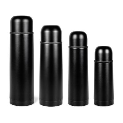 Термос Relaxika 101 (1 литр), черный (без лого)-8