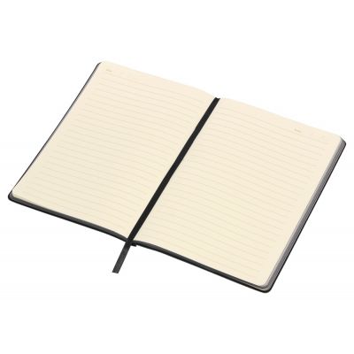 Блокнот А5 Fabrizio, 80 листов, цветной срез, черный-2