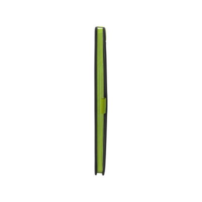 Блокнот Color edge A5, черный/лайм-3