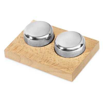 Шайбы для охлаждения виски на подставке Cool and steel-0