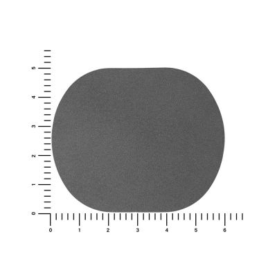 ПАТЧ ОВАЛ nubuk (серый) 6,0 х 5,0 см-1
