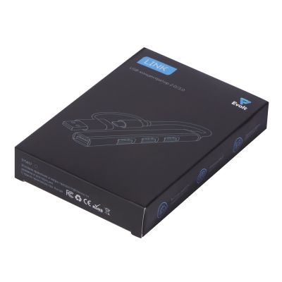 USB-хаб Link с коннектором 2-в-1 USB-C и USB-A, 2.0/3.0, серый-5