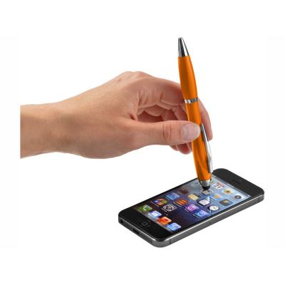 Ручка-стилус шариковая Nash, оранжевый-1