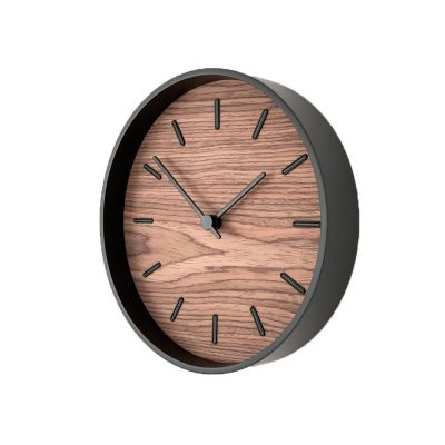 Часы настенные Tiger S, черный, орех-2