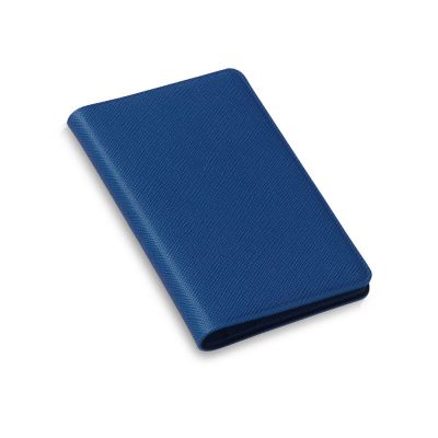 Футляр-книжка на 4-е карты с RFID Favor, синий-0