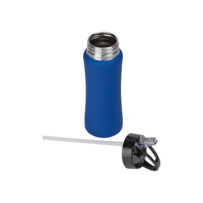 Бутылка для воды Bottle C1, сталь, soft touch, 600 мл, синий-1