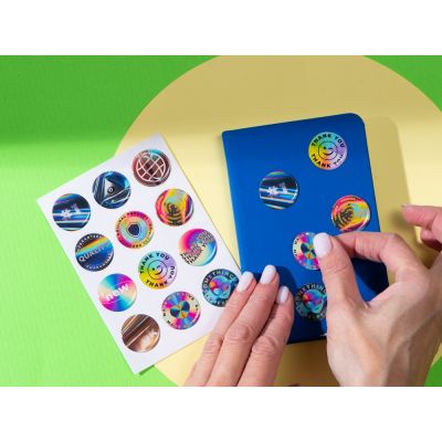 Сет объемных стикеров из эпоксидной смолы, А6-2