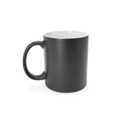 Кружка керамическая OKRA, хамелеон, 350 мл, черный-3