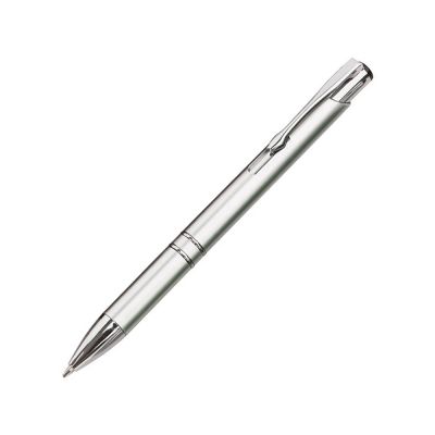 Ручка пластиковая шариковая Legend Plastic, серебристая-0