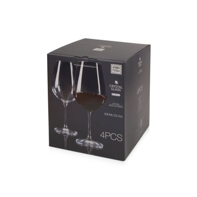 Набор бокалов для вина Crystalline, 690 мл, 4 шт-3