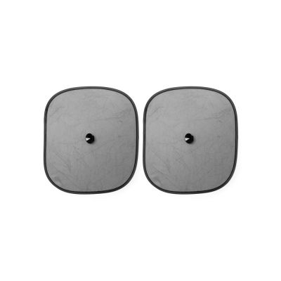 Набор MACK из 2 складных солнцезащитных шторок для окон, черный-3