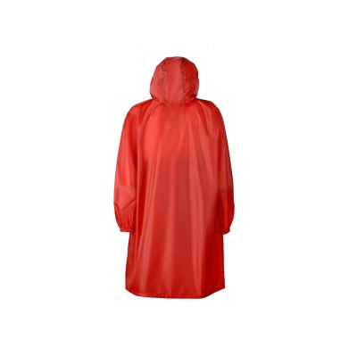 Дождевик - пончо Galaxy со светоотражающими элементами, красный-3