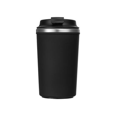 Герметичная термокружка на присоске Kick, 350 мл, черный-4