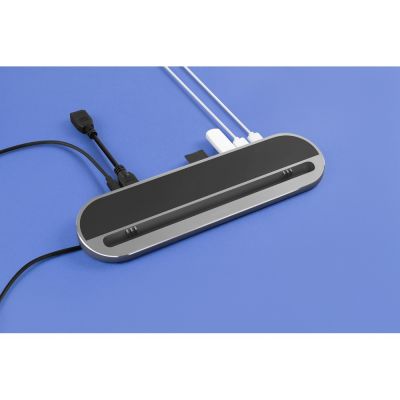 Хаб USB Type-C 3.0 для ноутбуков Falcon, черный-9