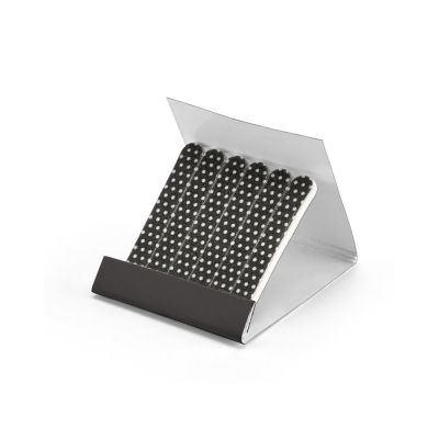 ANISTON. Набор из 6-ти пилочек для ногтей, Черный-0