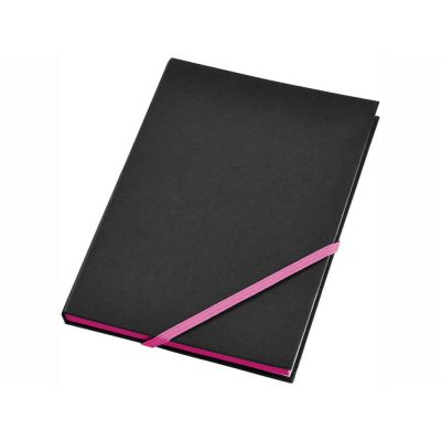 Блокнот А5 Travers, черный/розовый-0