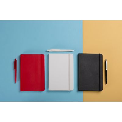 Подарочный набор Moleskine Indiana с блокнотом А5 Soft и ручкой, черный-5