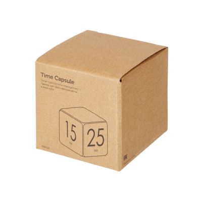 Таймер для тайм-менеджмента Time Capsule на 5-15-25-45 минут, софт-тач, белый-5