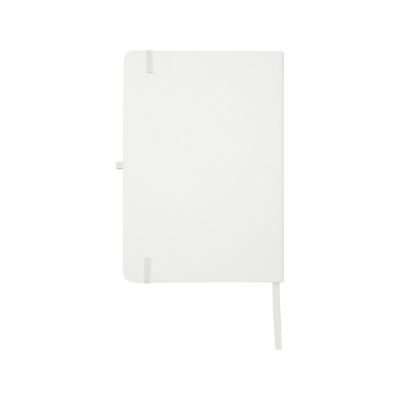 Teak блокнот А5 из переработан. материала в твердой обложке с линован. страницами - Белый-2