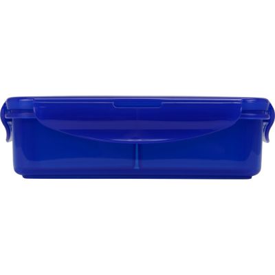 Герметичный ланч-бокс Foody с двумя секциями, 650мл, синий-4