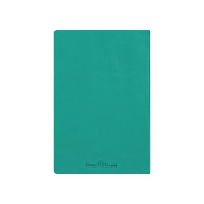 Ежедневник А5 недатированный Megapolis Velvet Flex, морская волна-5