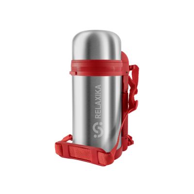 Термос универсальный (для еды и напитков) Relaxika 201, 1200 мл, стальной-2