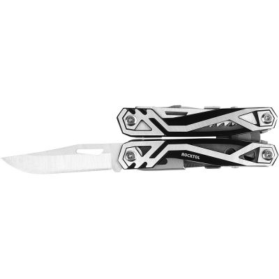 Мультитул Rocktol 21 в 1 с пружинными плоскогубцами, нержавеющая сталь, нейлоновый чехол-0