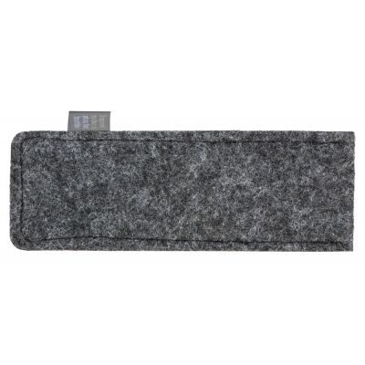 Футляр для ручек из RPET-фетра Felt, серый-4