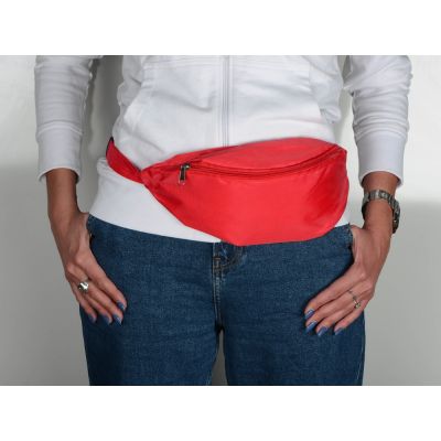 Сумка на пояс Freedom, красный 199C (сумка), 711C (ремень)-7
