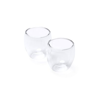 Набор CAPSUL из 2 стаканов с двойными стенками, прозрачный-0