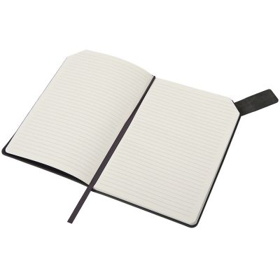 Блокнот А5 в гибкой обложке Chaplin, серый-7