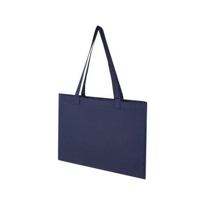 Kai круглая эко-сумка из переработанного материала, сертифицированного согласно GRS - Темно - синий-0