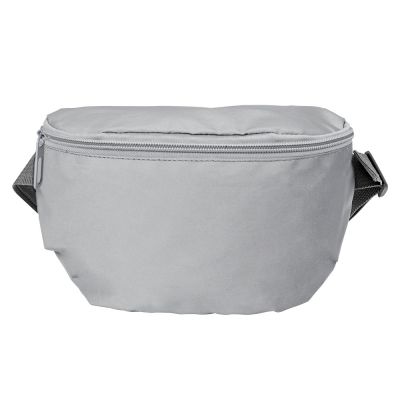Светоотражающая сумка на пояс Reflector, серебристый-4