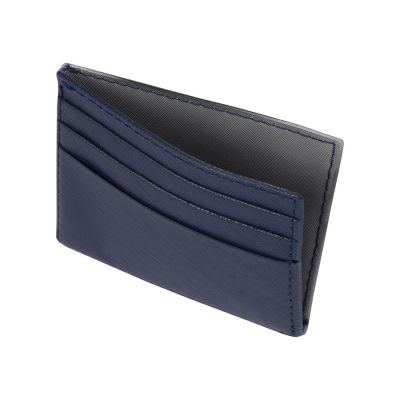 Чехол для карточек и купюр Weekend из ПВХ, темно-синий-3