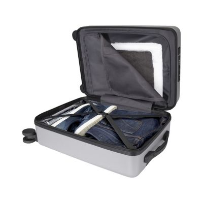 Rover Pro 20-дюймовый чемодан на колесах из материалов, переработанных согласно стандарту GRS, объемом 40 л - Серебряный-5