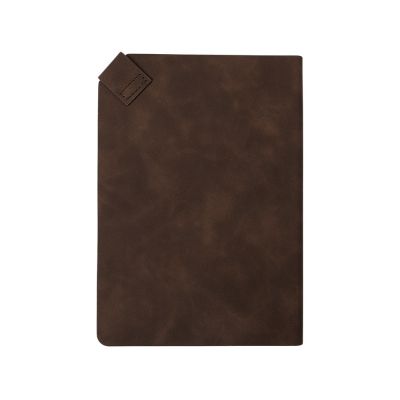 Блокнот А5 в гибкой обложке Chaplin, шоколадный-3